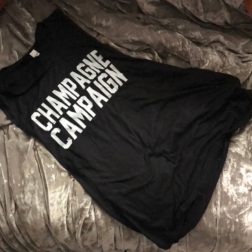 Champagne campaign tank top!